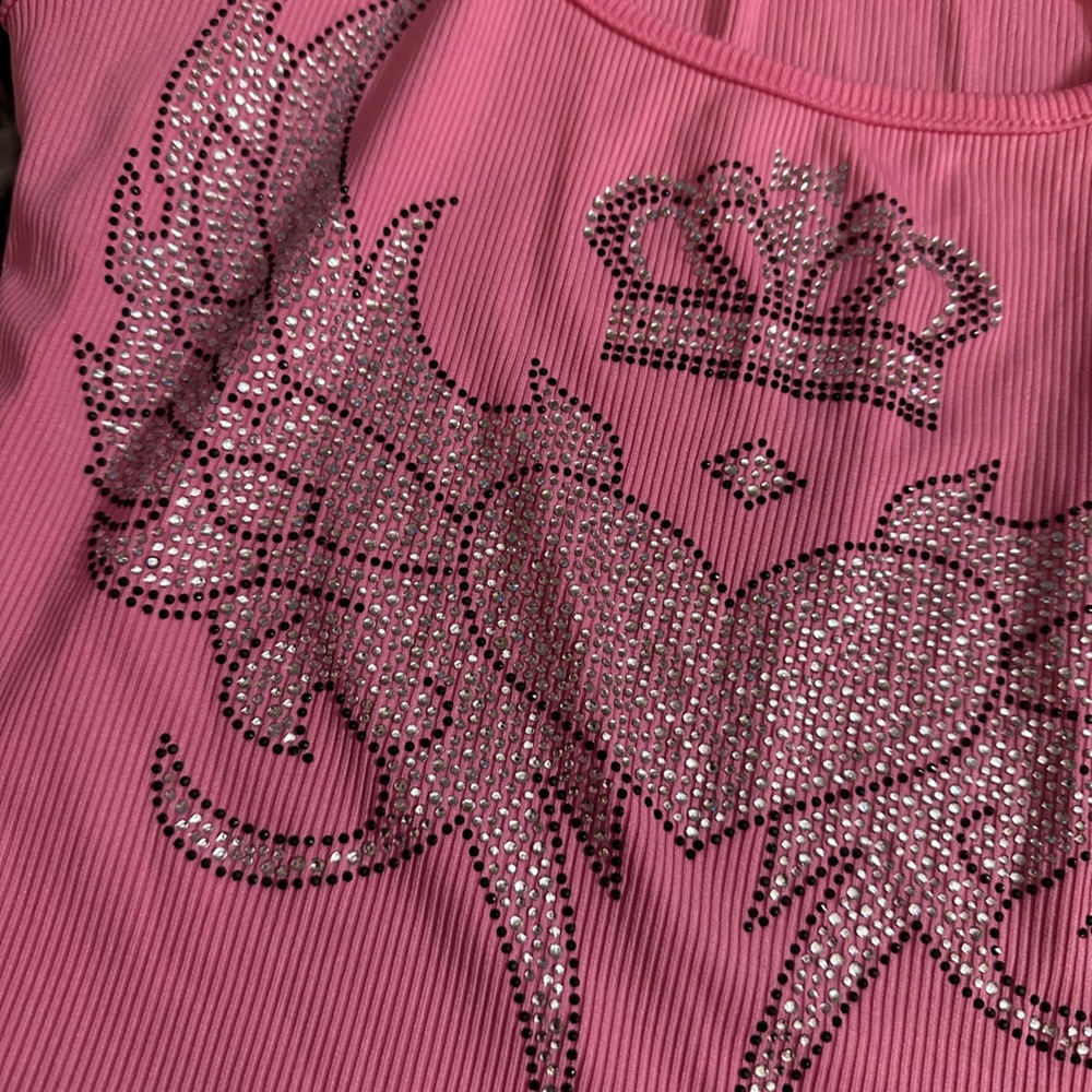 Pink Embellished Tank Top - Picture 2 of 4